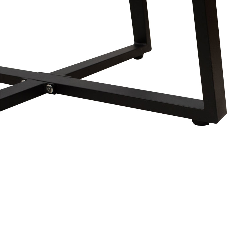 Βάση τραπεζιού lavish pakoworld μεταλλική μαύρη 70x70x73εκ 5