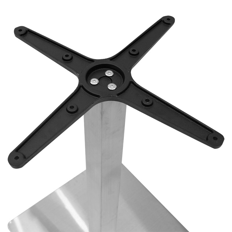 Βάση τραπεζιού bar μεσαίου ύψους Soar pakoworld αλουμινίου 45x45x94εκ 3