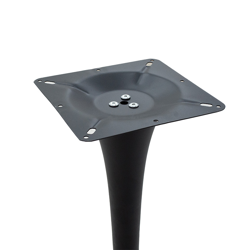 Βάση τραπεζιού Keep pakoworld μεταλλική μαύρη Φ50x72εκ 2