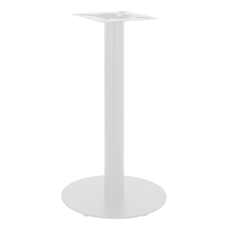 Βάση τραπεζιού Celestial pakoworld μεταλλική λευκή-μαύρη Φ40x72εκ 1