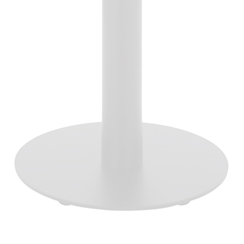 Βάση τραπεζιού Celestial pakoworld μεταλλική λευκή-μαύρη Φ40x72εκ 3