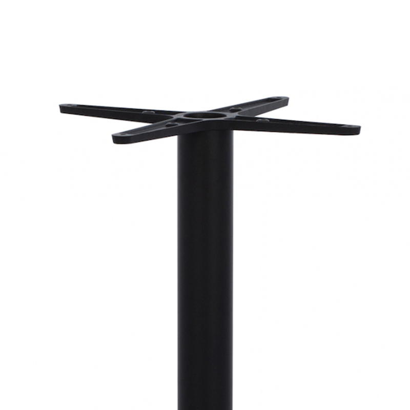 Βάση τραπεζιού bar Closet pakoworld μεταλλική μαύρη Φ40x108εκ 2