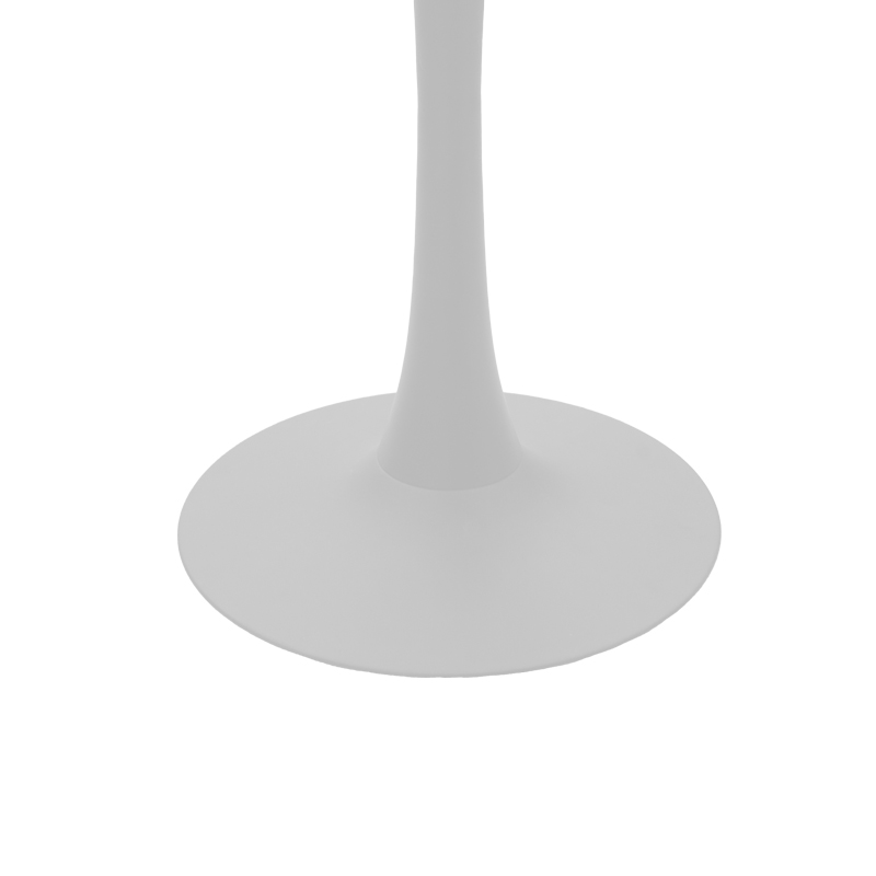 Βάση τραπεζιού Keep pakoworld μεταλλική μαύρη-λευκή Φ50x72εκ 3