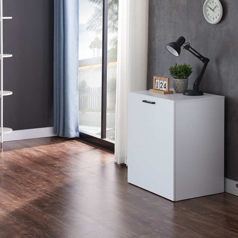 Πολυμορφικό ντουλάπι-γραφείο εργασίας Tivizual pakoworld πτυσσόμενο μελαμίνη σε λευκή απόχρωση 140x60x72εκ 3