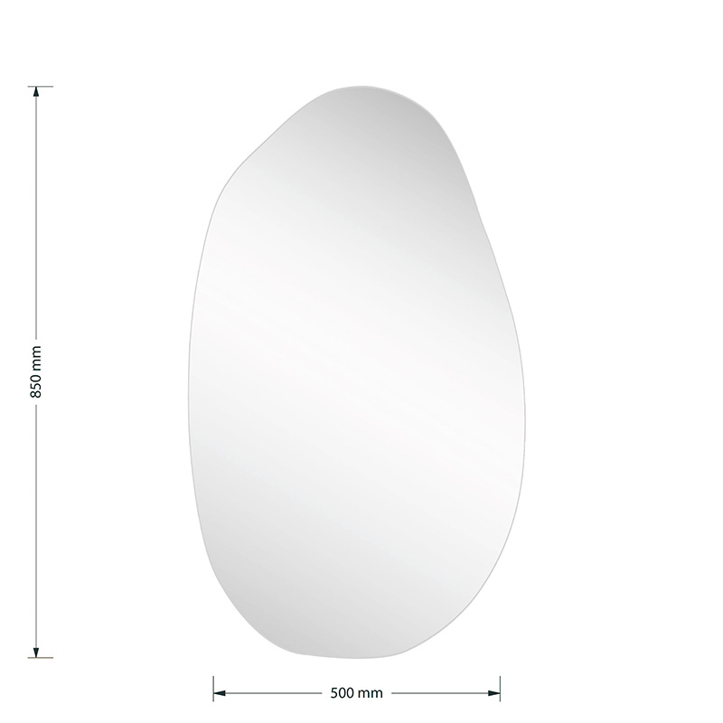 Καθρέπτης Frameless 2 pakoworld 50x1.2x85εκ 3