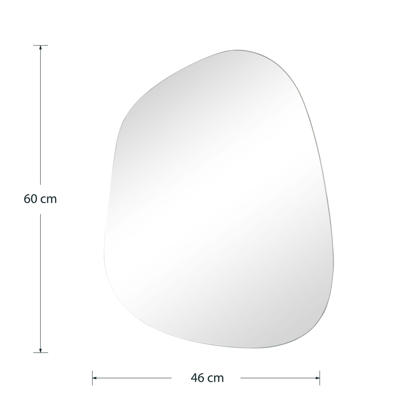 Καθρέπτης Ιrregular 4 pakoworld 46x1x60εκ 4