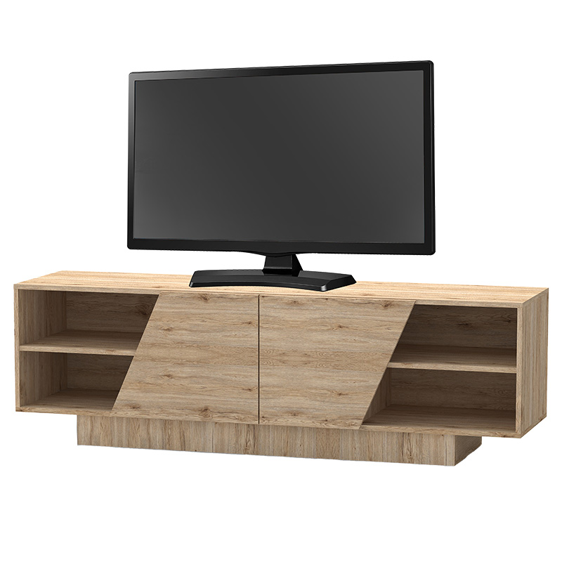 Έπιπλο τηλεόρασης Stevie pakoworld sonoma 160x40x50εκ 1