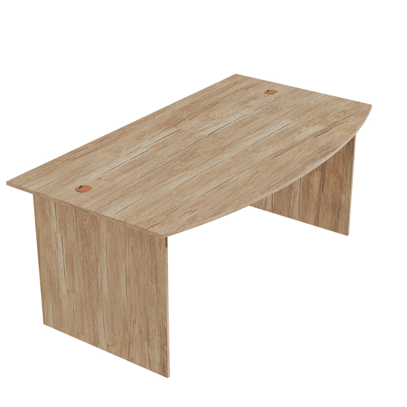 Γραφείο εργασίας Anze pakoworld φυσικό μελαμίνης 180x93.5x75εκ 4