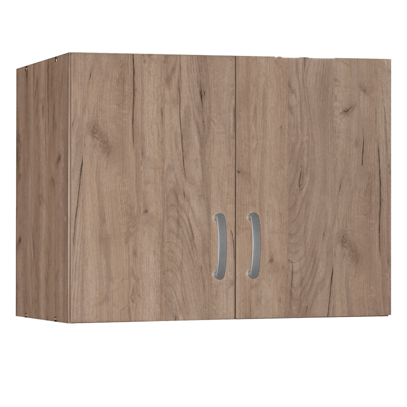 Ντουλάπα δίφυλλη και πατάρι Zelia pakoworld φυσικό 79x42x240εκ. 4