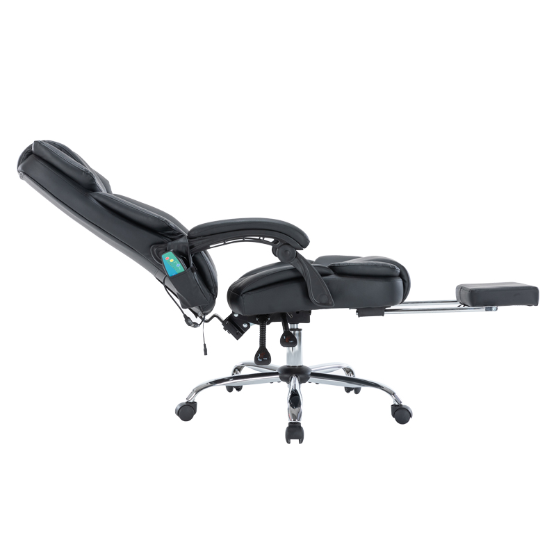 Καρέκλα γραφείου διευθυντή Thrive pakoworld Premium Quality μηχανισμός massage-θερμαινόμενη πλάτη pu μαύρο 6