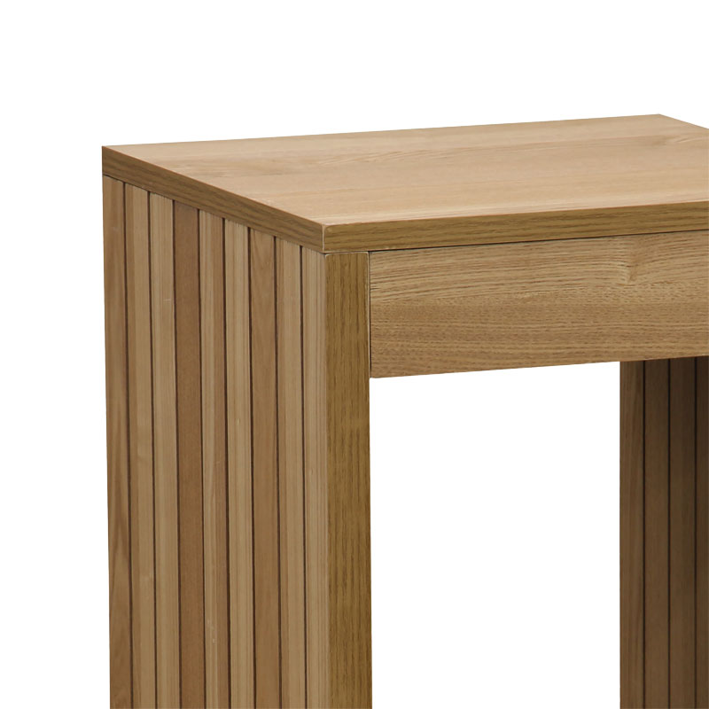 Βοηθητικό τραπέζι Focused pakoworld MDF φυσικό 40x40x50εκ 3