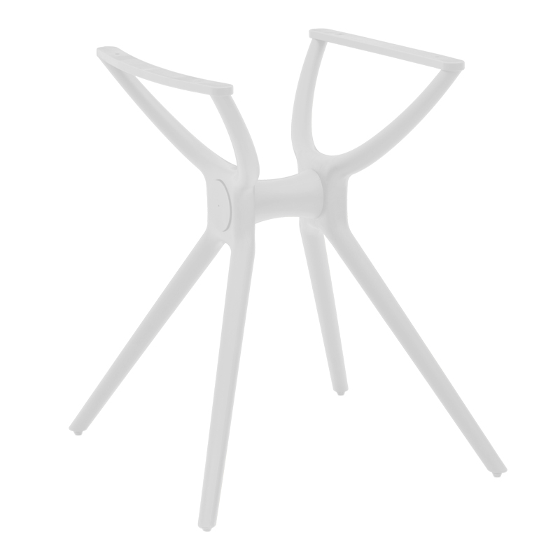 Βάση τραπεζιού Herno pakoworld λευκό pp 60x61x73εκ 1