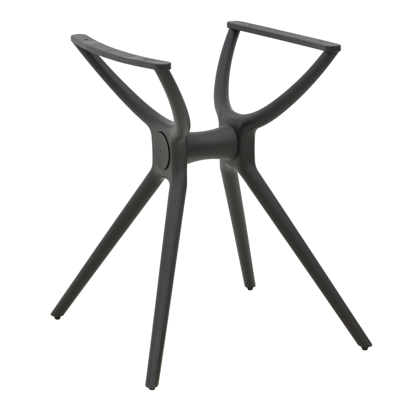 Βάση τραπεζιού Herno pakoworld μαύρο pp 60x61x73εκ 1