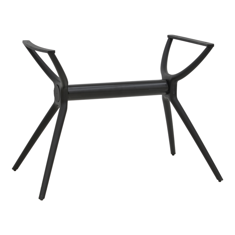 Βάση τραπεζιού Herno pakoworld μαύρο pp 106x61x73εκ 1