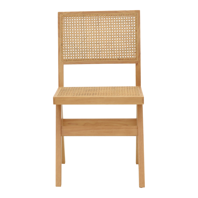 Καρέκλα Winslow pakoworld φυσικό rubberwood 45x56x82εκ 6