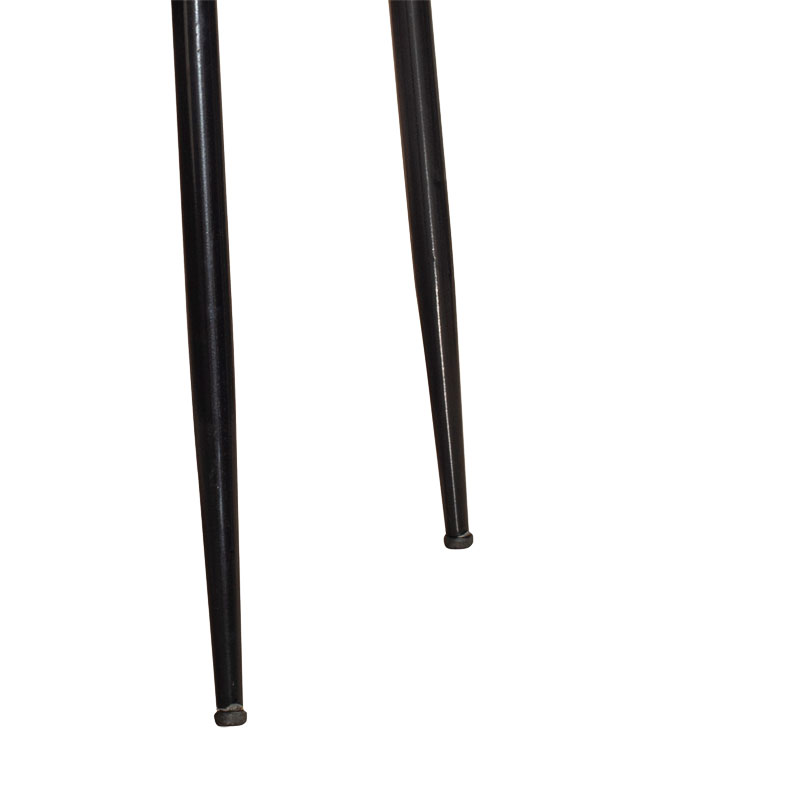 Καρέκλα Farell I pakoworld ύφασμα πορτοκαλί antique-μεταλλικό μαύρο πόδι 6