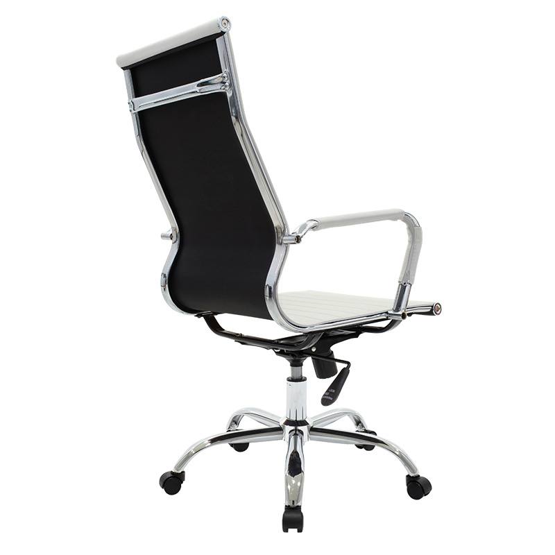 Καρέκλα γραφείου διευθυντή Valter pakoworld λευκό pu 55.5x58x108εκ 2