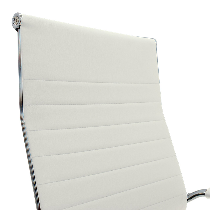 Καρέκλα γραφείου διευθυντή Valter pakoworld λευκό pu 55.5x58x108εκ 5