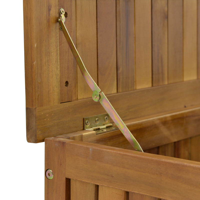 Μπαούλο Zarco pakoworld ξύλο ακακίας φυσικό 130x45x58εκ 8