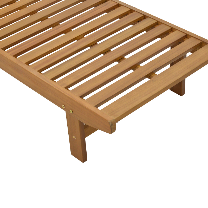 Ξαπλώστρα Weylar pakoworld ξύλο ακακίας φυσικό 60x193x30εκ 8