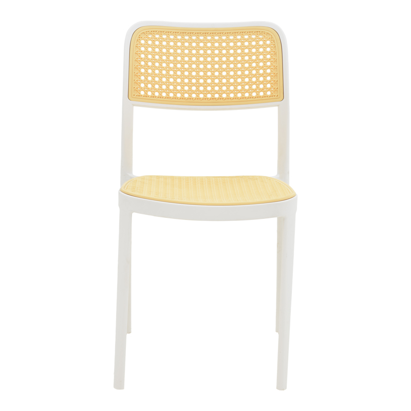 Καρέκλα Westley pakoworld pp φυσικό-λευκό 55x47x81εκ 5