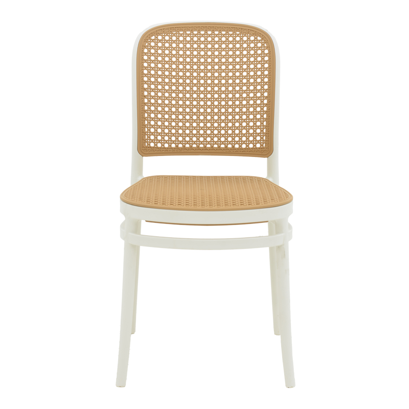 Καρέκλα Nereus pakoworld pp φυσικό-λευκό 45x43x84εκ 5