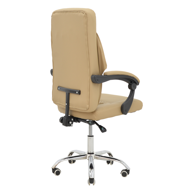 Καρέκλα γραφείου διευθυντή Glorin pakoworld μπεζ pu 60x68x128εκ 2