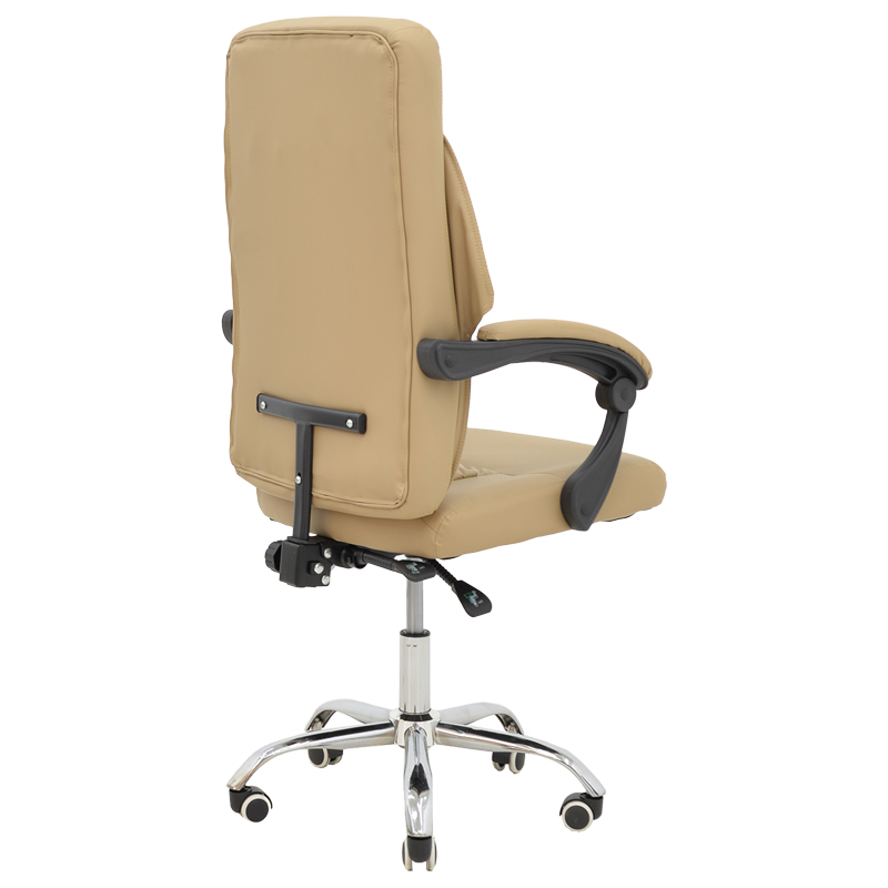 Καρέκλα γραφείου διευθυντή Glorin pakoworld μπεζ pu 60x68x128εκ 5