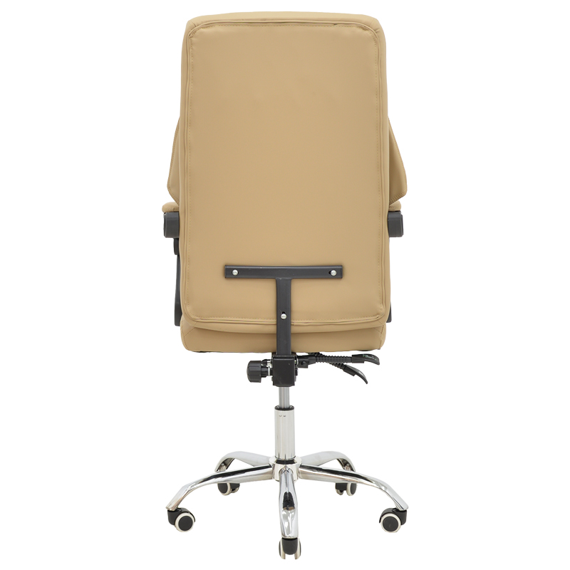 Καρέκλα γραφείου διευθυντή Glorin pakoworld μπεζ pu 60x68x128εκ 6