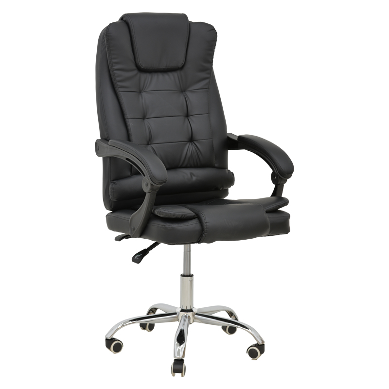 Καρέκλα γραφείου διευθυντή Toronsi pakoworld μαύρο pu 60x68x128εκ 1