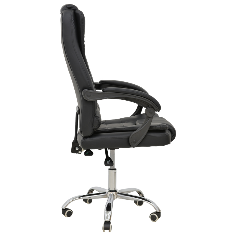Καρέκλα γραφείου διευθυντή Toronsi pakoworld μαύρο pu 60x68x128εκ 3
