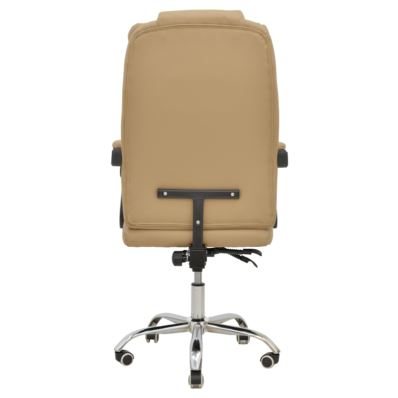 Καρέκλα γραφείου διευθυντή Toronsi pakoworld μπεζ pu 60x68x128εκ 5