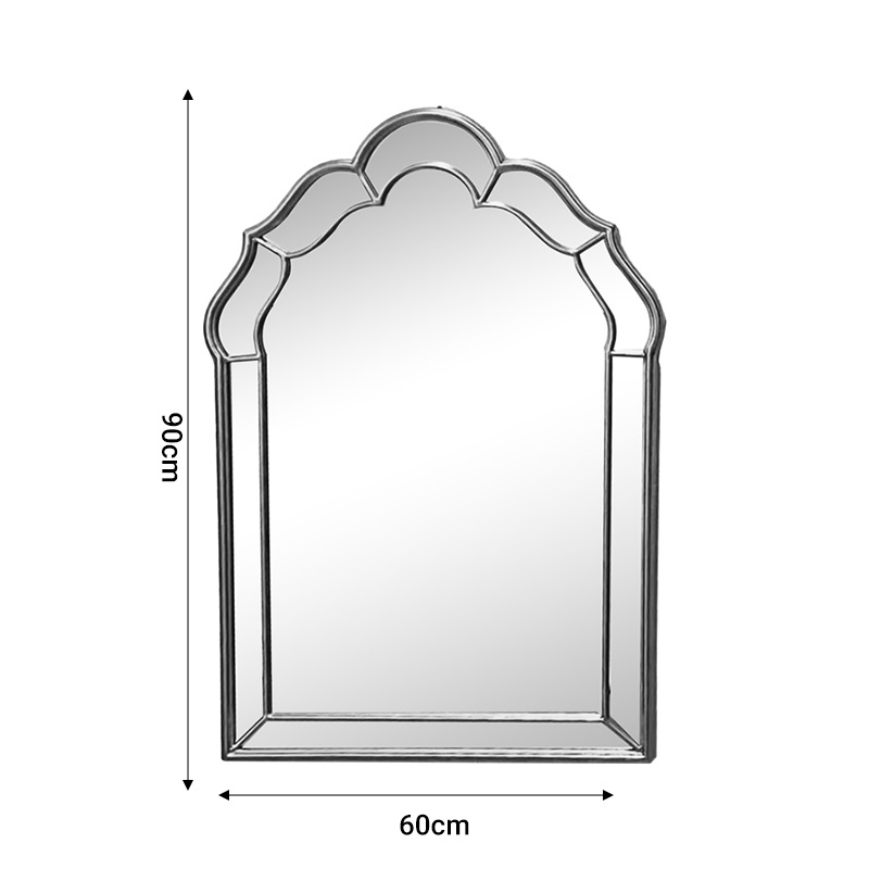 Καθρέπτης Xoton Inart χρυσό μέταλλο 60x3x90εκ 2