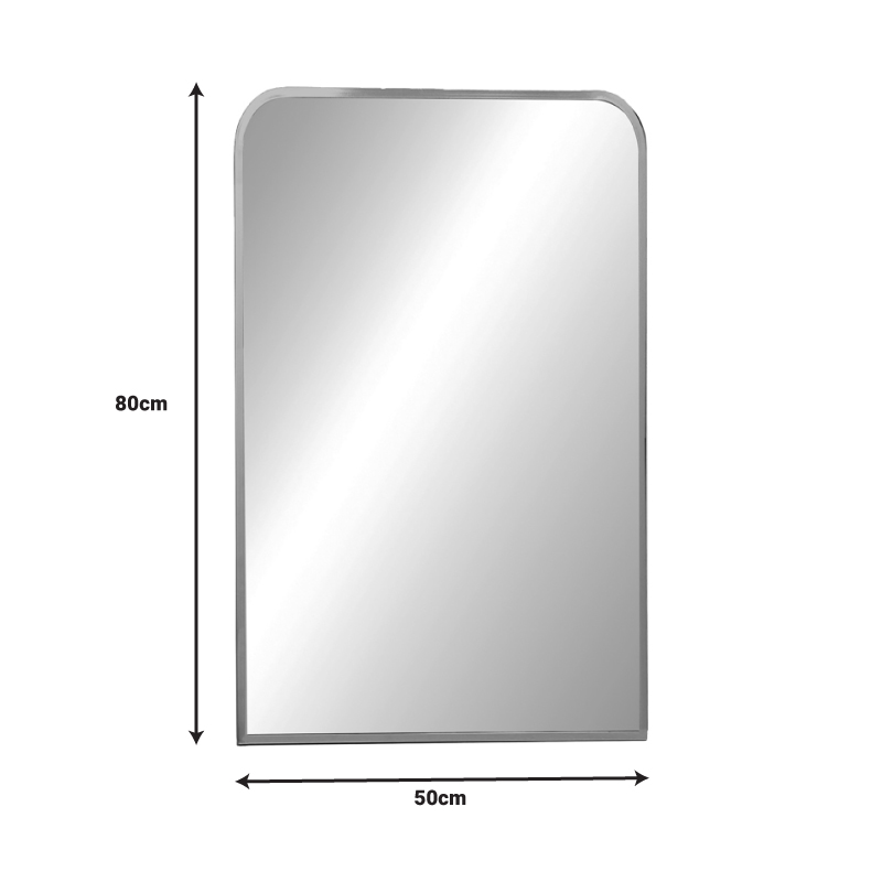 Καθρέπτης Classy pakoworld χρυσό αλουμίνιο 50x2.5x80εκ 2