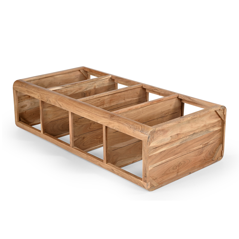 Βιβλιοθήκη Novel Inart μασίφ ξύλο ακακίας 66x35.5x127εκ 4