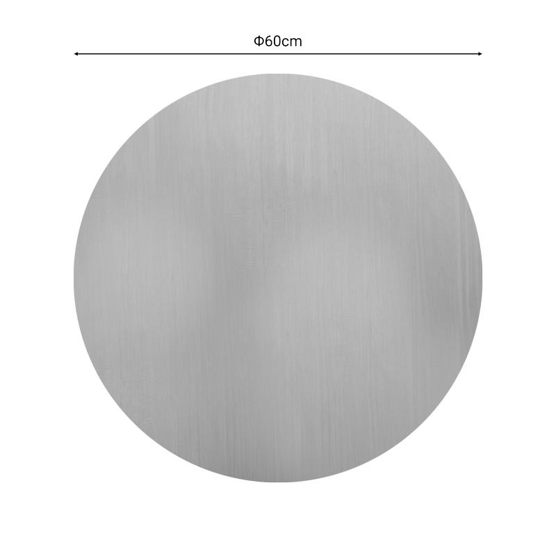 Επιφάνεια τραπεζιού Tredial pakoworld τ.Werzalit μπεζ Φ60εκ 2