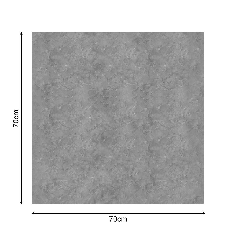 Επιφάνεια τραπεζιού Fenzo pakoworld τ.Werzalit γκρι μαρμάρου 70x70εκ 2