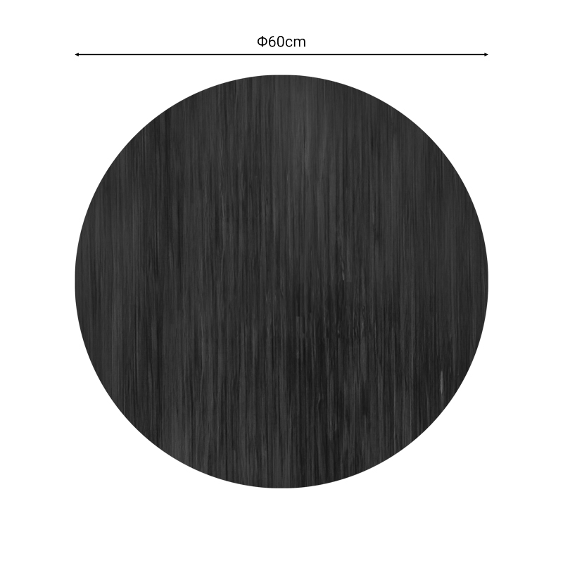 Επιφάνεια τραπεζιού Jedre pakoworld τ.Werzalit καρυδί Φ60εκ 2