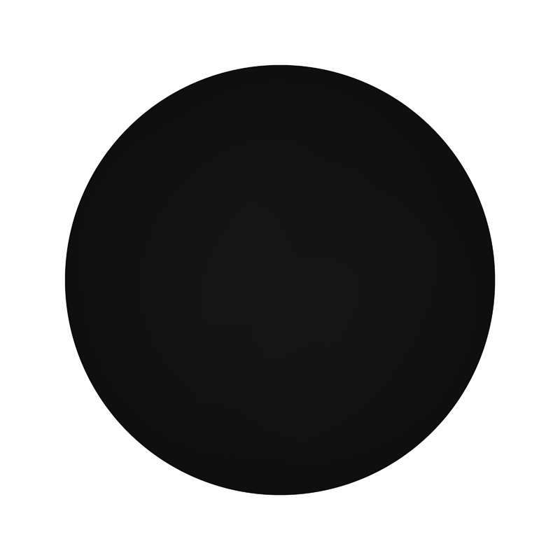 Επιφάνεια τραπεζιού Senlo pakoworld τ.Werzalit μαύρο Φ60εκ 1