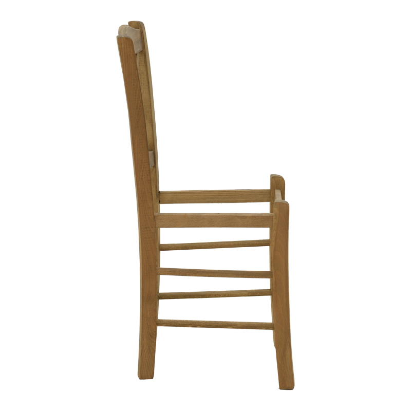 Καρέκλα καφενείου Χιαστή pakoworld καρυδί ξύλο 42x40x89εκ 3