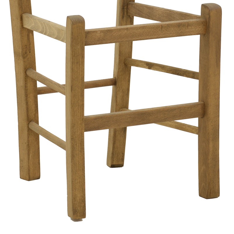 Καρέκλα καφενείου επιλοχία Syros pakoworld καρυδί ξύλο 42x40x89εκ 7