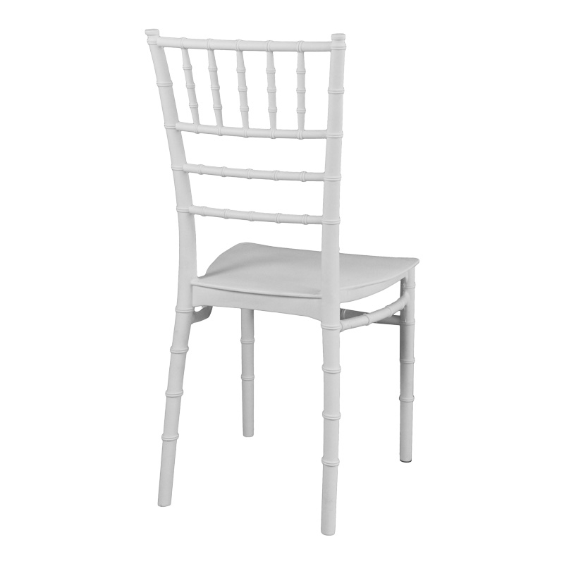 Καρέκλα Tiffany pakoworld pp σε λευκή απόχρωση 40x40x88εκ 3