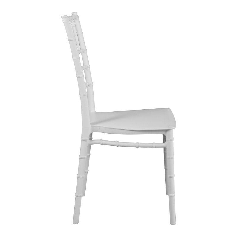 Καρέκλα Tiffany pakoworld pp σε λευκή απόχρωση 40x40x88εκ 4