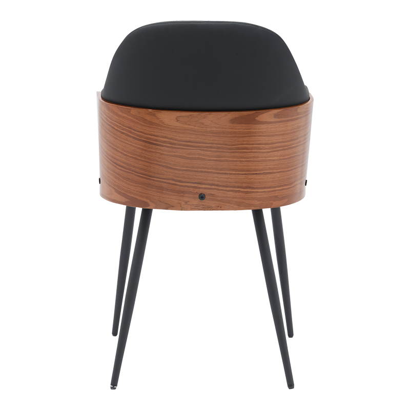 Καρέκλα Marci pakoworld μαύρο pu-πόδι μαύρο μέταλλο 58x58x91εκ 5