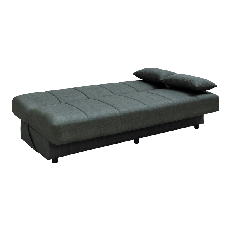 Καναπές-κρεβάτι Romina pakoworld 3θέσιος με αποθηκευτικό χώρο ύφασμα σε κυπαρισσί απόχρωση 180x83x79εκ 3