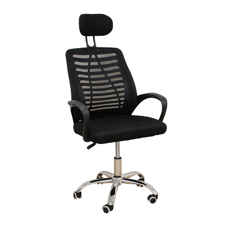 A9951 ΜΑΥΡΗ ΠΟΛΥΘΡΟΝΑ ΓΡΑΦΕΙΟΥ 59X61X42-108/51-120εκ. 1
