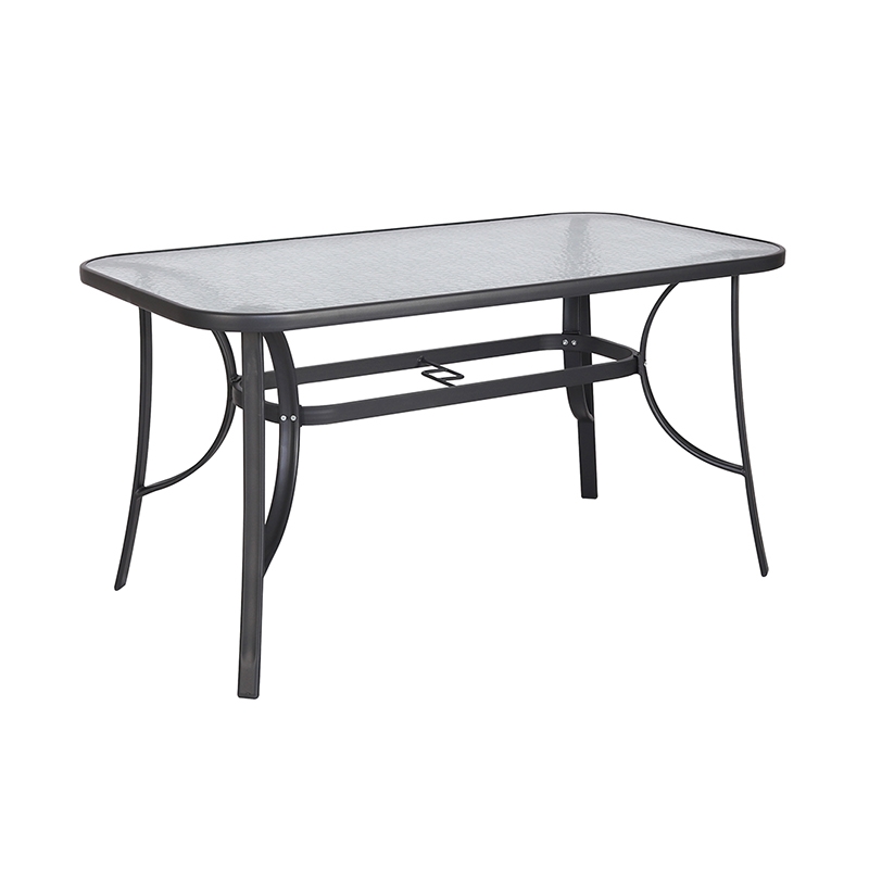 ΑΝΘΡΑΚΙ 140Χ80εκ. ΜΕΤΑΛΛΙΚΟ ΤΡΑΠΕΖΙ 1