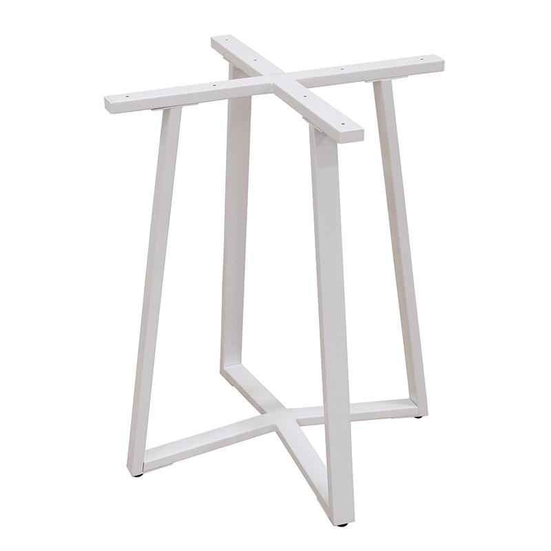 60X60X72εκ. WHITE ΒΑΣΗ ΜΕΤΑΛΛΙΚΗ ΜΕ ΡΕΓ/ΡΟΥΣ 1