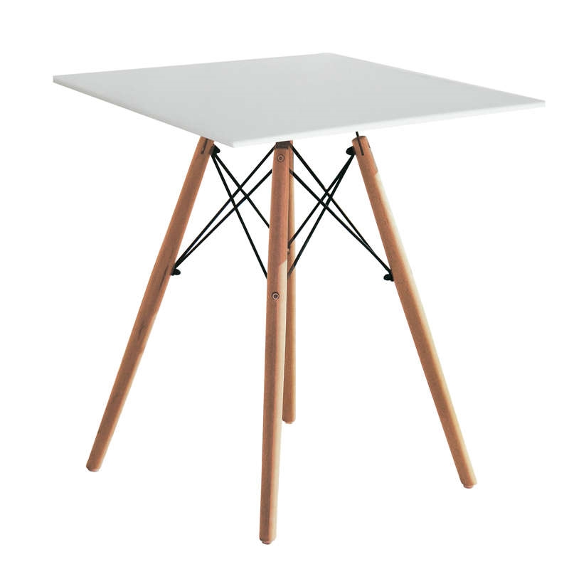 WHITE 70X70Χ72εκ. ΤΡΑΠΕΖΙ ΞYΛO/MDF 1