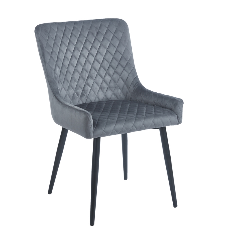 GREY VELVET ΥΦΑΣΜΑ ΚΑΡΕΚΛΑ ΜΕΤΑΛΛΙΚΗ 1